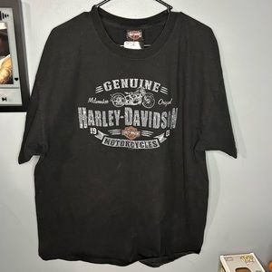 Harley Davidson Mechanicsburg Pennsylvania Black T Shirt